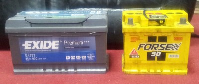Аккумуляторы Exide Premium EA852 и Forse 6СТ-50 1.jpg