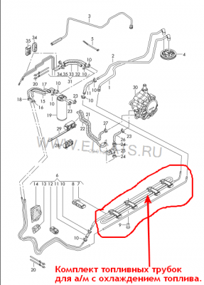 Комплект топливных трубок для а-м с охлаждением топлива.png